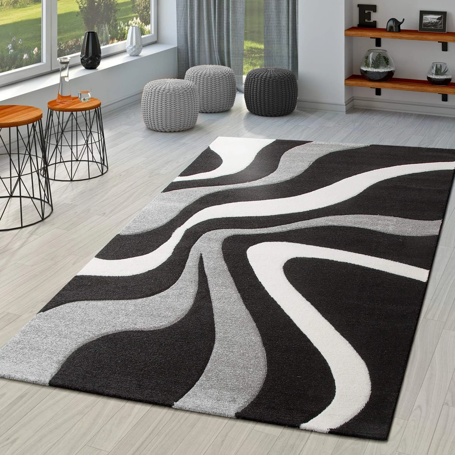 Sisal carpet enhancing the elegance of a living room setup.