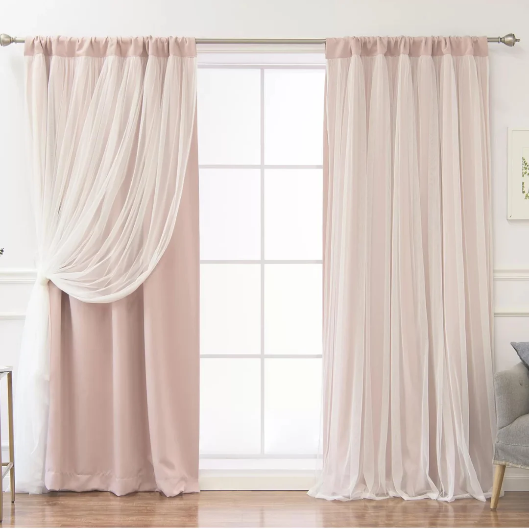 Blackout curtains for a dark room