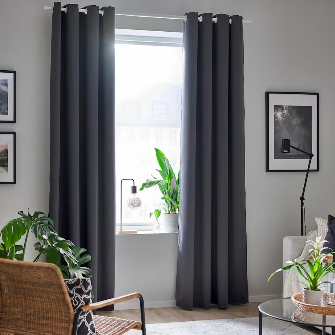 Privacy curtains for bedroom