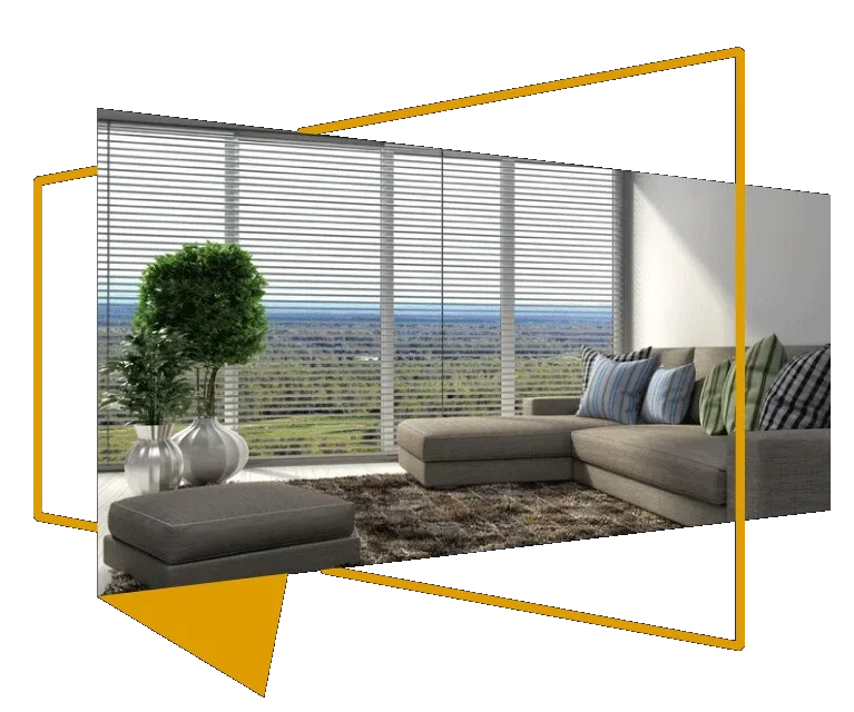 Upgrade your window treatments with blinds.