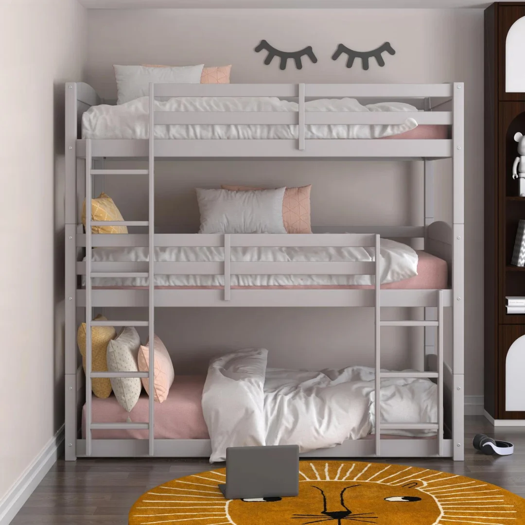 Upgrade your sleeping space with bunk beds.
