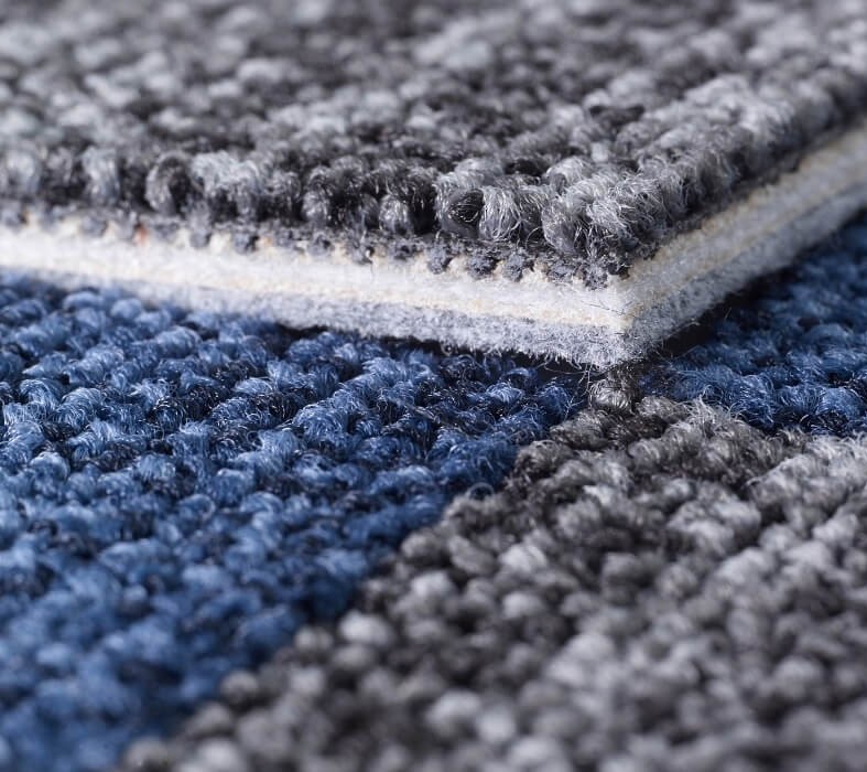 Close-up of plush carpet texture