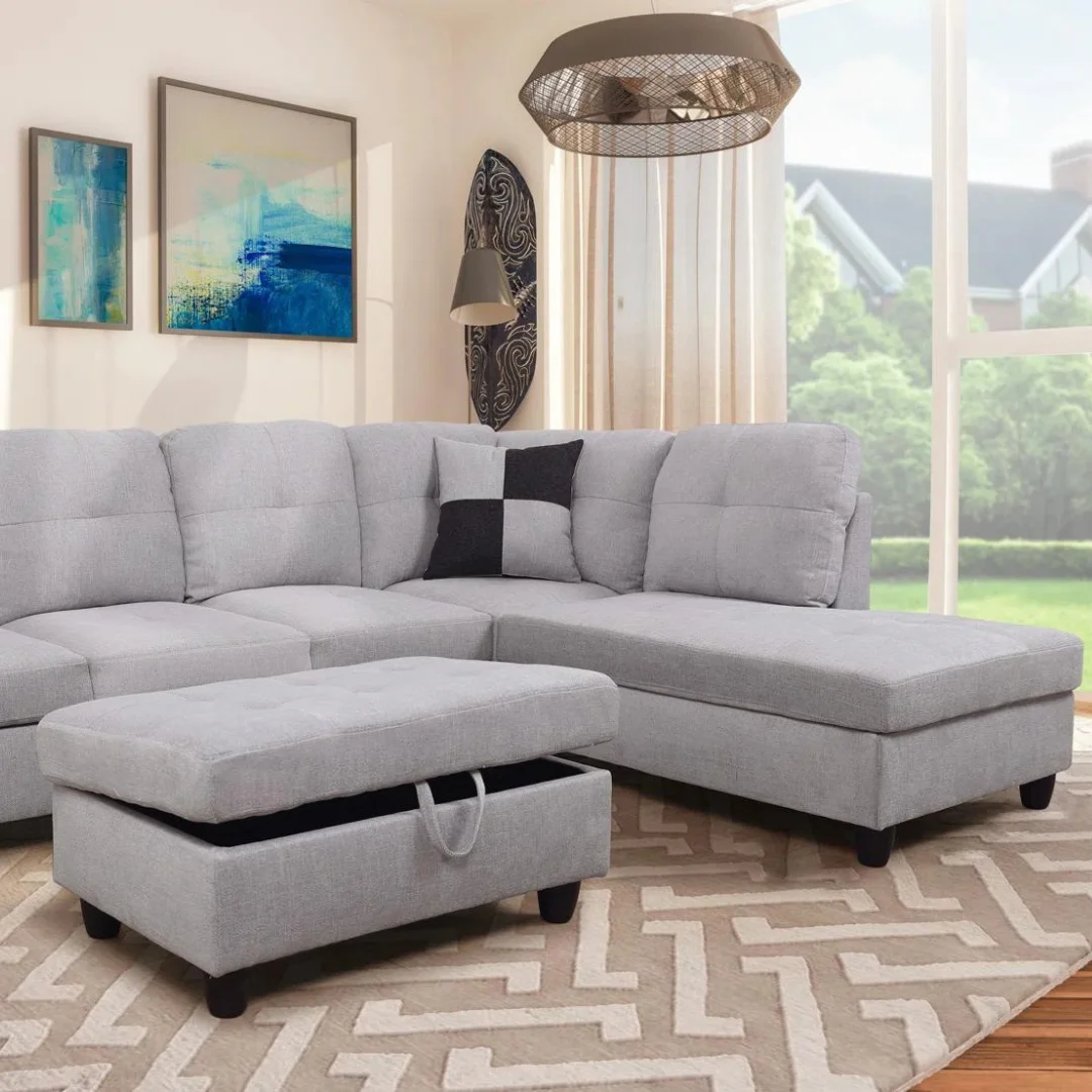 Functional and chic Chaise Sofa.