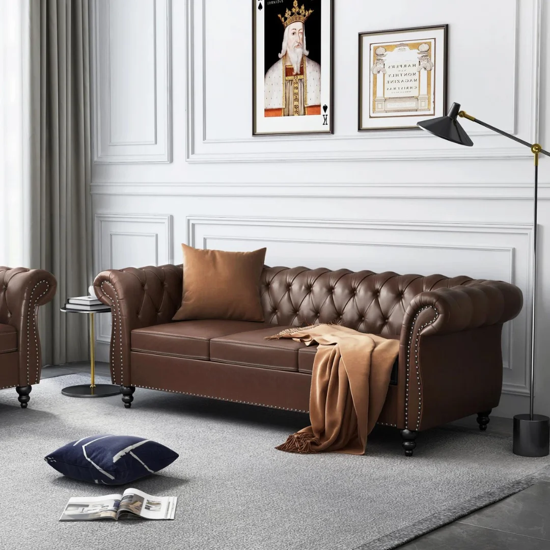 Functional and elegant Chesterfield Sofas.