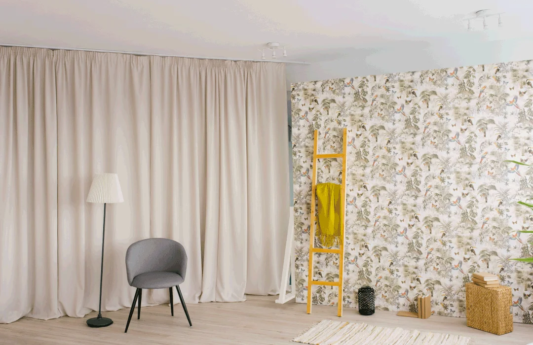 Functional and chic curtains.