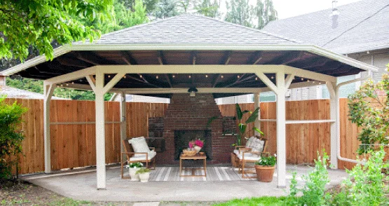 Affordable and unique custom made gazebo.