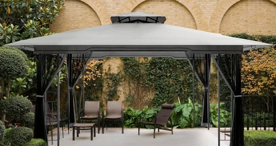 Classic design with a custom made gazebo.