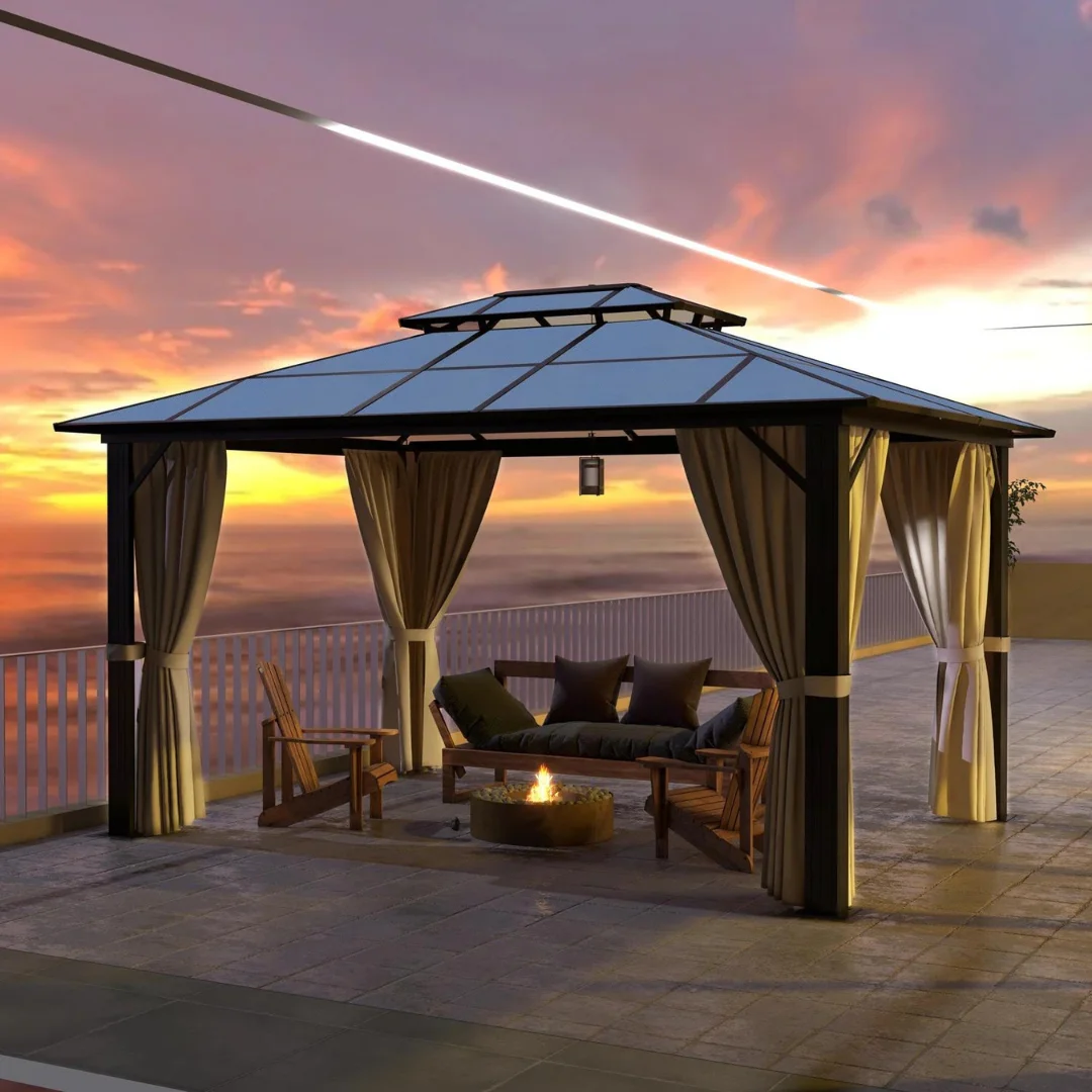 Functional and elegant custom made gazebo.