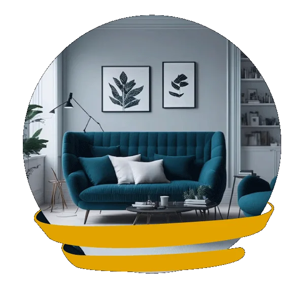 Elevate your decor with a custom-made sofa.