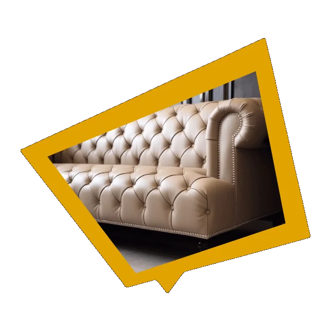 Create a tailored look with a custom-made sofa.
