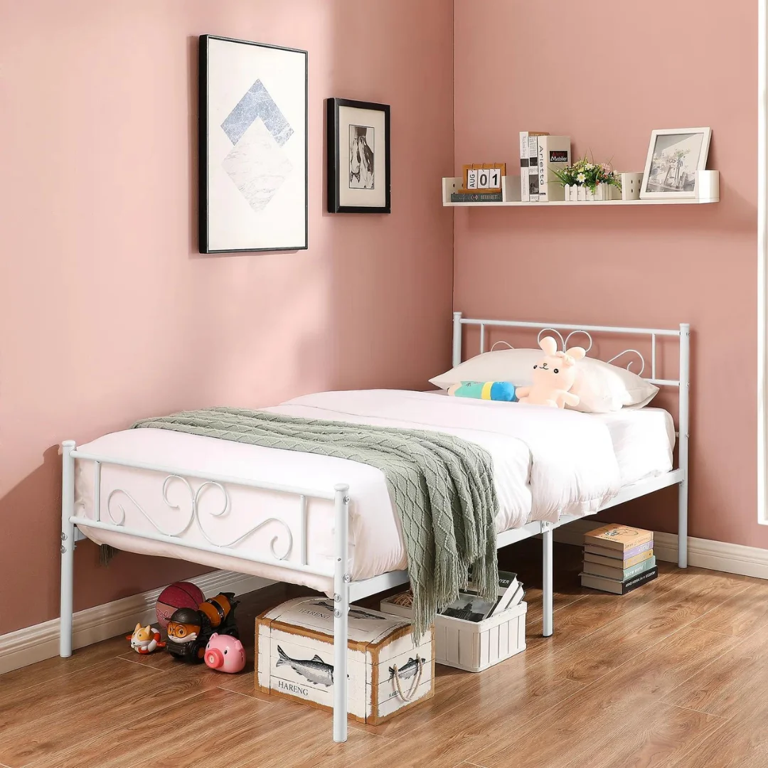 Create a cozy sleeping area with kids beds.