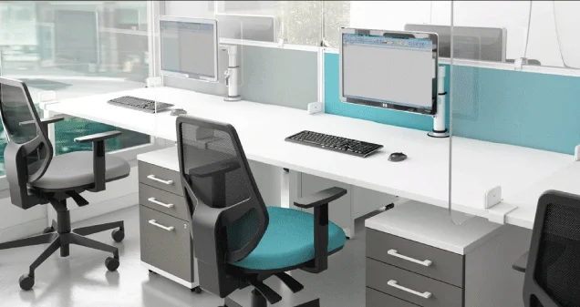 Elevate your office with quality office desks and dividers.