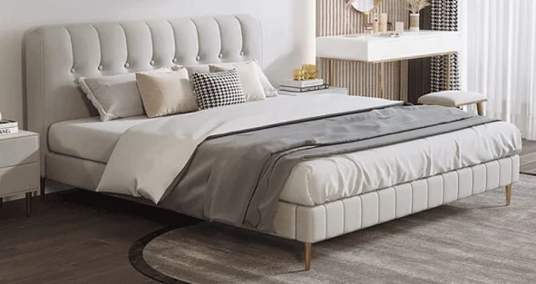 Affordable and spacious Queen Size Bed.
