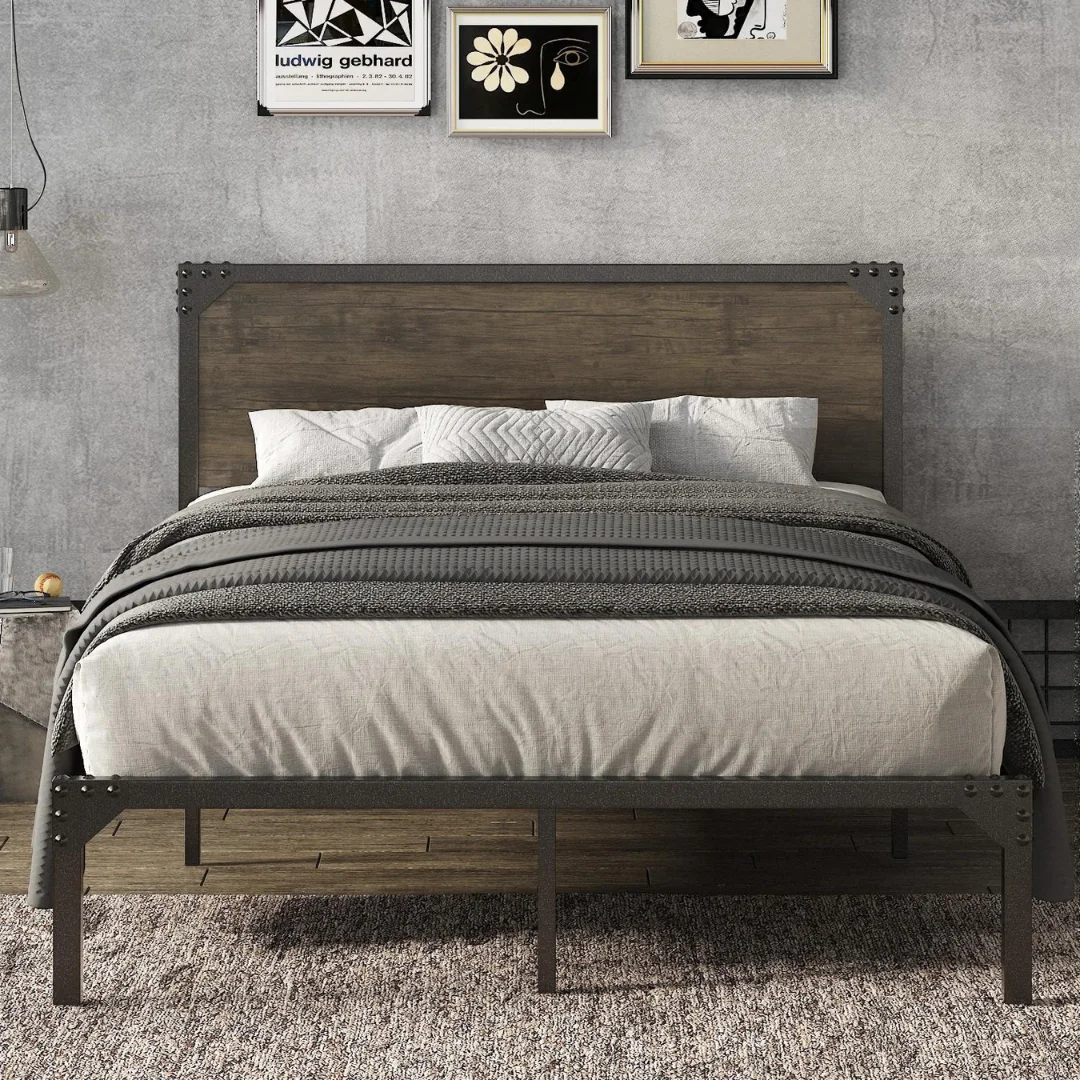 Functional and elegant Queen Size Bed.