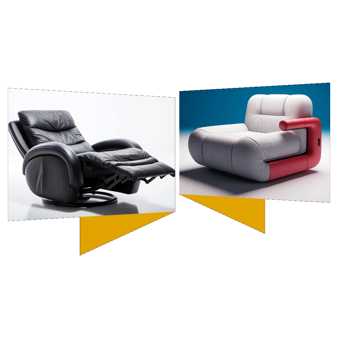 Relax in style with a recliner sofa.
