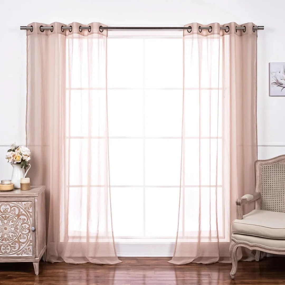 Semi-transparent curtains