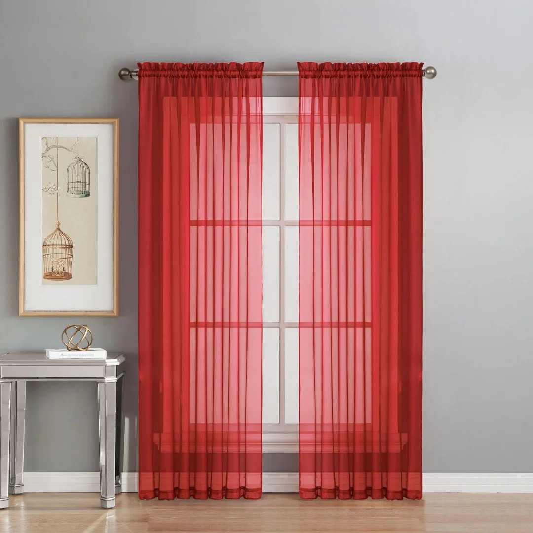 Long sheer curtains
