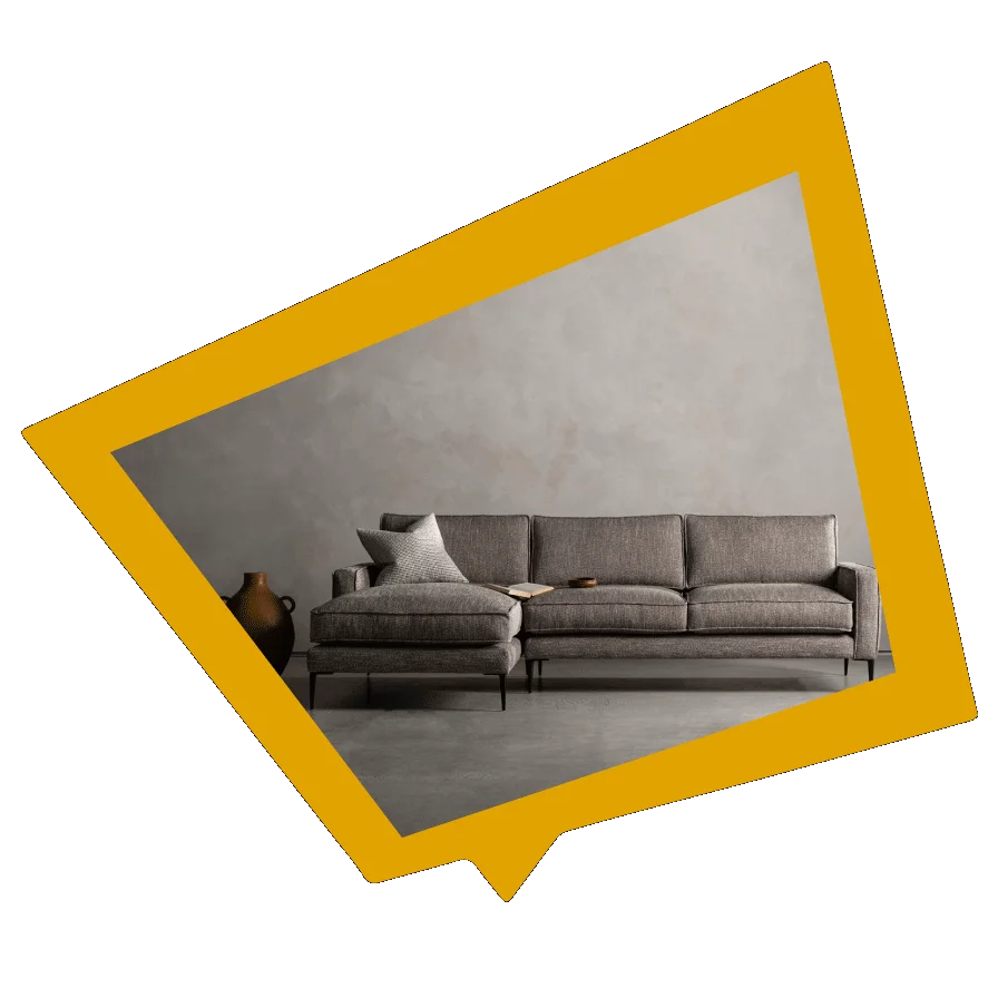 Affordable and elegant Track Arm Sofa.